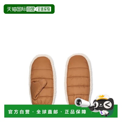 1h可退 香港直邮Ugg 女士 Aw fluff 连指手套 brown棕色 舒适时尚