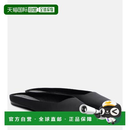 1h可退 香港直邮Staud 女士 Otto 绸缎凉拖 black黑色 舒适时尚