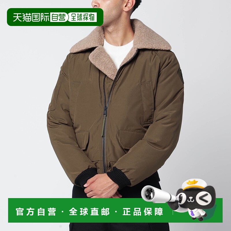 香港直邮Canada Goose 加拿大鹅 男士 Chilliwack 军装风绿色飞行