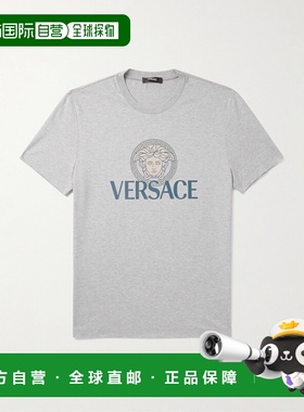 1h可退 香港直邮versace 范思哲 男士 短袖T恤 10142261A10088