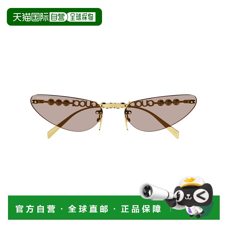 1h可退 香港直邮GUCCI 女士眼镜 GG1920S004 CO 粉红色 猫眼太阳