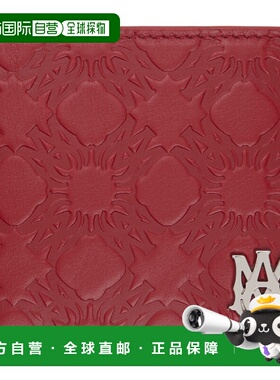 香港直邮AMIRI 男士 红色春节系列 MA Quad Leather 钱包 AMACBI1