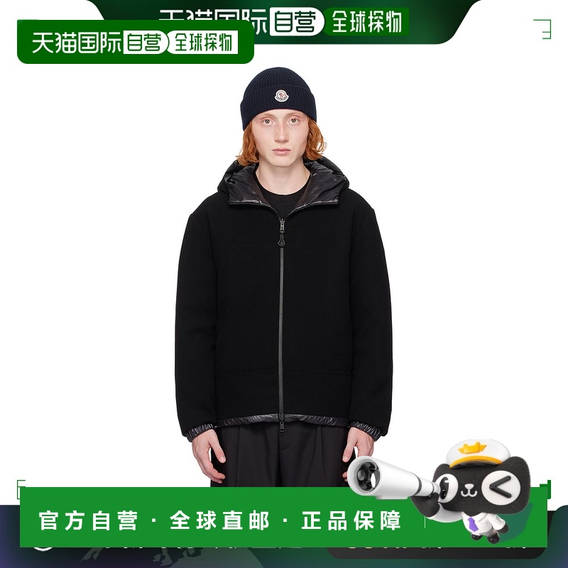 香港直邮Moncler 盟可睐 男士 灰色 & 黑色 Brisote 双面羽绒夹克