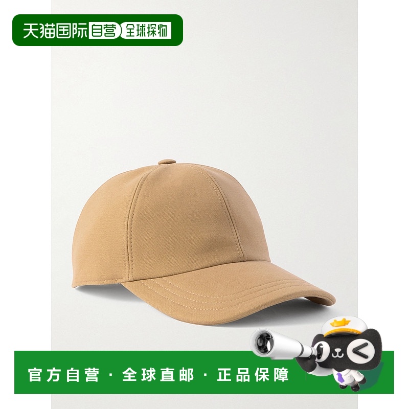1h可退 香港直邮The Row 女士 Caspian 棉羊绒混纺棒球帽 339W369