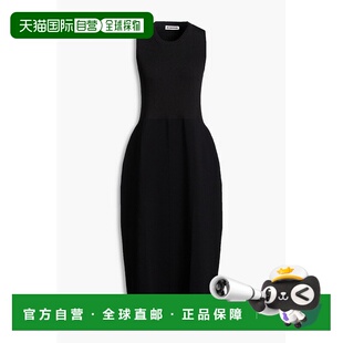 香港直邮Jil Sander 吉尔 桑达 女士 无袖罗纹针织中长连衣裙 J02