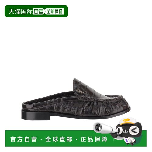 Saint Laurent 圆头穆勒鞋 8697420WXAF一脚蹬单【付后1h可退】