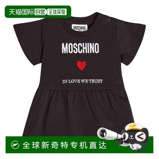 印花棉质针织连衣裙装 1h可退 婴儿 香港直邮Moschino 童 莫斯奇诺