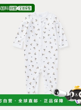 自营欧洲直邮RalphLauren拉夫劳伦 Bebe garçonPolo Bear 棉质连