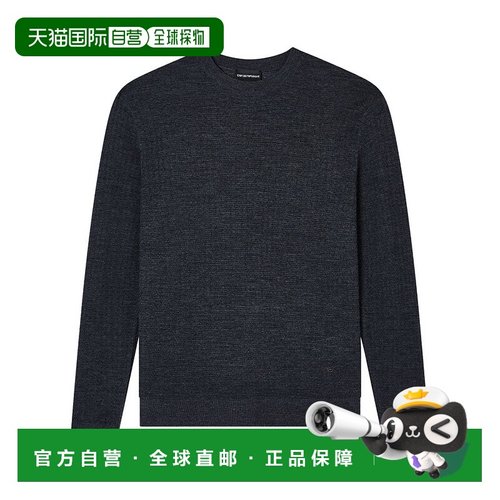 香港直邮EMPORIO ARMANI 25FW 圆领套头衫 Men阿玛尼长袖
