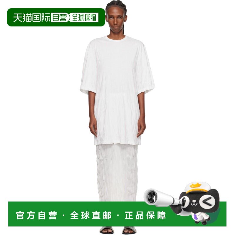 香港直邮toteme 女士 灰白色 Relaxed Tee 连衣裙 262WRT0594FB06