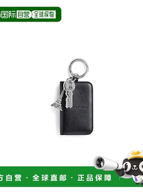 自营欧洲直邮Balenciaga巴黎世家 Ledger Stax™男士logo带挂饰卡