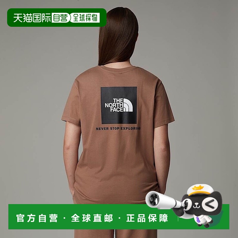自营欧洲直邮北面Redbox 女式休闲T恤TheNorthFace新款