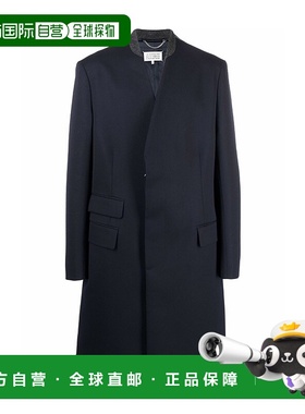 1h可退 香港直邮Maison Margiela 海军蓝休闲大衣 S50AA0103S4810