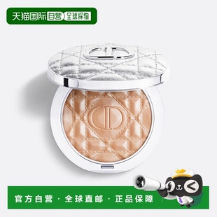 欧洲直邮Dior/迪奥2025新品钻石闪耀皮革高光粉饼-01 Nude Halo 6