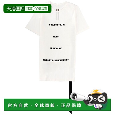 1h可退 香港直邮RICK OWENS DRKSHDW 男士T恤 DU01F4250RNEP7P110