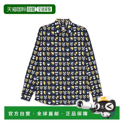 香港直邮FENDI 男士衬衫 FS1319AU76F0QG3DARKBLUE SS2025