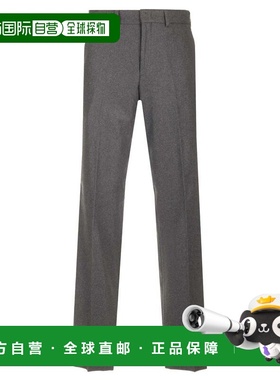 1h可退 香港直邮Fendi 芬迪 男士 灰色羊绒裤子 FB1020F0UU