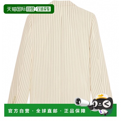 自营1h可退 欧洲直邮CELINE赛琳 经典条纹羊毛夹克男士时尚百搭潮