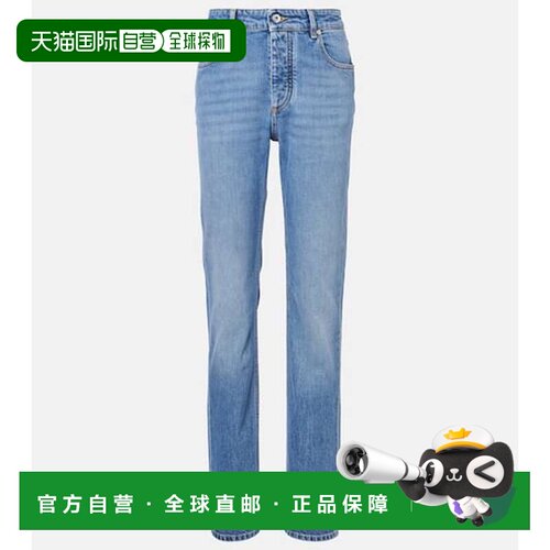 香港直邮BottegaVeneta葆蝶家女士牛仔长裤 【付后1h可退】