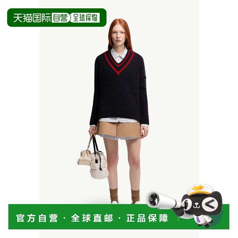 欧洲直邮MONCLER (2025) 长袖条纹衬衫,女装/女士精品,衬衫,淘宝优惠券,粉丝福利购,淘宝优惠卷