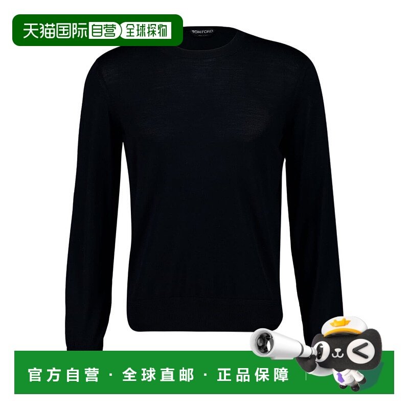 1h可退 香港直邮Tom Ford 圆领长袖毛衣 KCL077YMW103