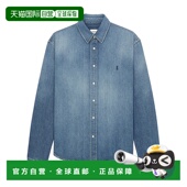 香港直邮Saint Laurent 1h可退 CASSANDRE牛仔衬衫 862246Y29Y