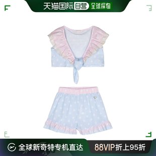 图案印花上衣和短裤 香港直邮Monnalisa 套装 19C0633095