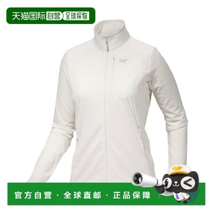 自营欧洲直邮ARCTERYX始祖鸟 DELTA女士浅白色聚酯纤维拉链抓绒衣