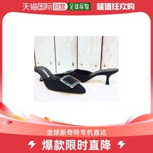 MAYSALEMOPB50CRE爆款 Blahnik 徽标穆勒高跟鞋 香港直邮Manolo