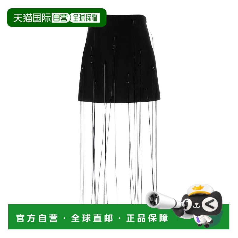 香港直邮Jil Sander 流苏短裙 J03MA0251J18356