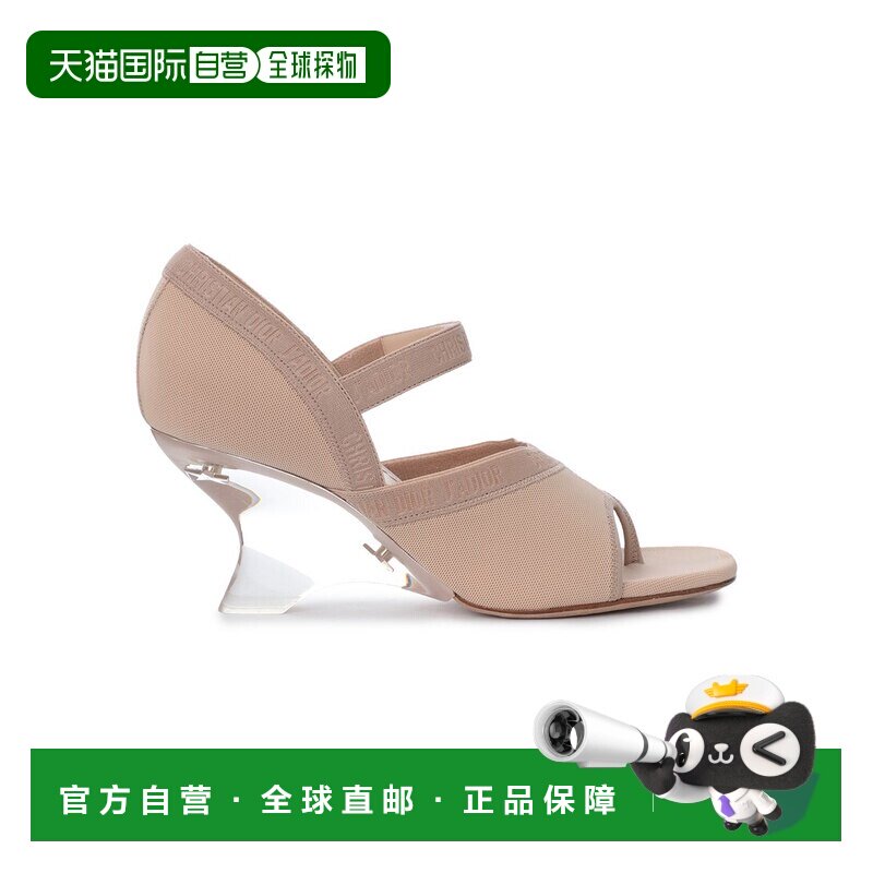 香港直邮Dior 透明异形跟夹趾高跟凉鞋 KCQ190MRL迪奥高跟鞋单鞋