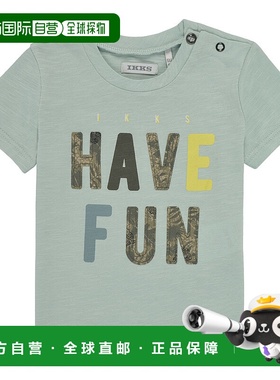 欧洲直邮IKKS  LEBRA 男童服装短袖T恤 XS10131-50