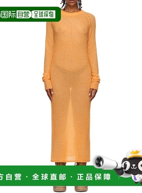 香港直邮Acne Studios 圆领长款连衣裙 A20438长袖