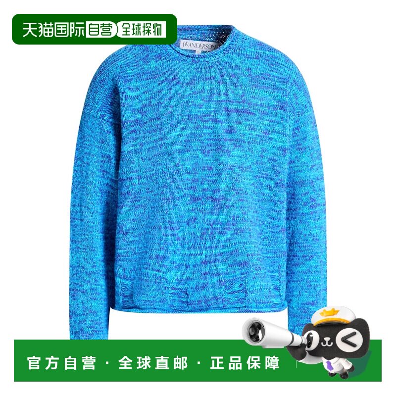 香港直邮J.W. Anderson 男士 毛衣 blue蓝色 舒适时尚
