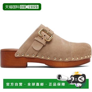 女士 蔻依 灰褐色 Jeannette CH26S 1h可退 穆勒鞋 香港直邮Chloe