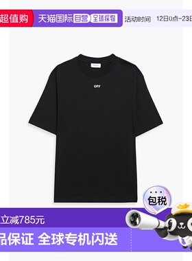 香港直邮off-white 男士 印花棉针织T恤 44MAA120G5J00K1001