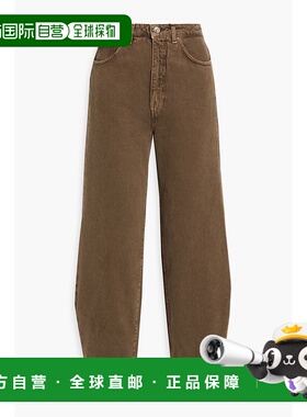 1h可退 香港直邮toteme 女士 barrel-leg 高腰牛仔裤 232238748SI