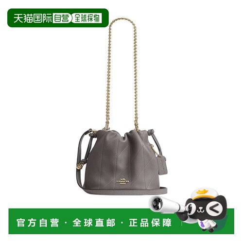 Coach FAYE迷你绗缝抽绳包 CDB69斜挎包单肩包手提包