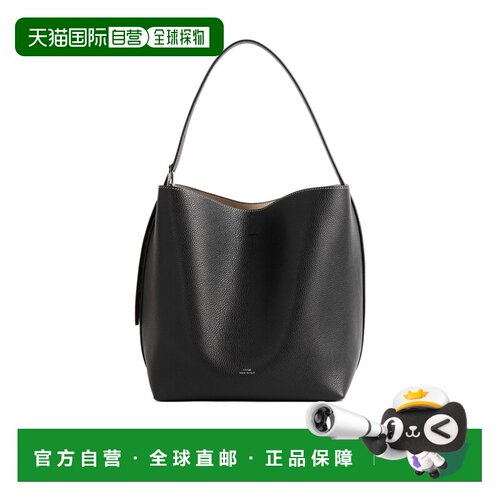 Toteme 中号皮带粒面皮革手提包 263WAL0138LE0030【付后1h可退】