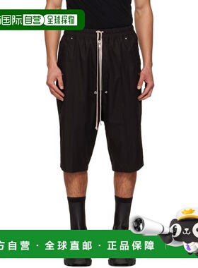 1h可退 香港直邮rick owens 瑞克 欧文斯 男士 黑色 Temple Bela