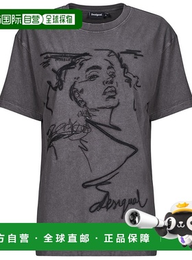 欧洲直邮Desigual  女衣服 秋冬2025 BUDAPEST 短袖T恤女装