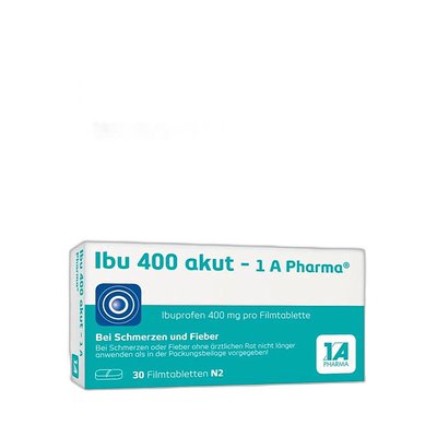 自营｜1A Pharma布洛芬30粒止痛姨妈痛镇痛头痛缓解热退烧止痛药