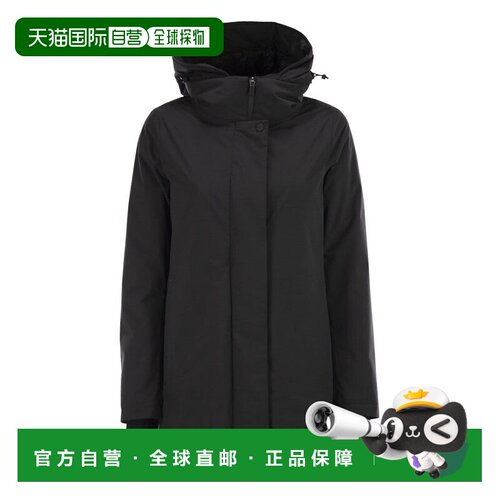 香港直邮HERNO 女士夹克 PI002078D128409300 AW2025 黑色 A-shap
