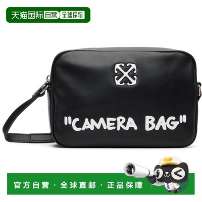 1h可退 香港直邮off-white 女士 黑色中号 Jitney Camera Bag Quo