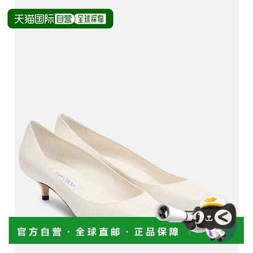 香港直邮Jimmy Choo 周仰杰 女士 Amelia 35 皮质浅口鞋高跟鞋