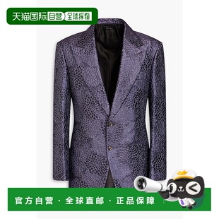 香港直邮Tom 男士 Ford 福特 金属感真丝混纺锦缎西 汤姆 1h可退