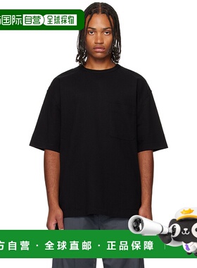 1h可退 香港直邮Lemaire 男士 黑色 Boxy T 恤 TO1382LJ1022