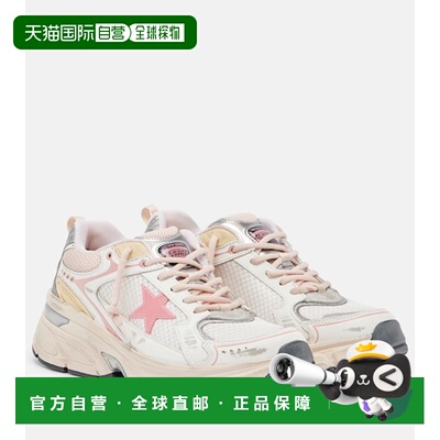 香港直邮GOLDEN GOOSE 女士 Lightstar 皮革边运动鞋老爹鞋