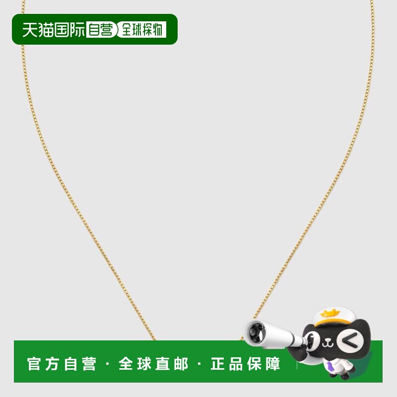自营欧洲直邮Gucci古驰Link to Love系列女士18k 黄金GUCCI项链