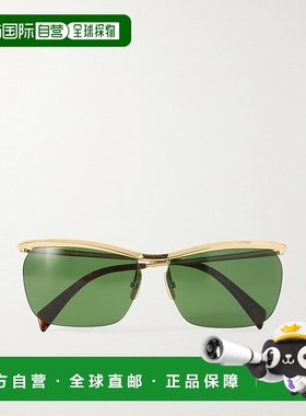 1h可退 香港直邮Celine 思琳 女士 徽标太阳镜 CL40307U metal金